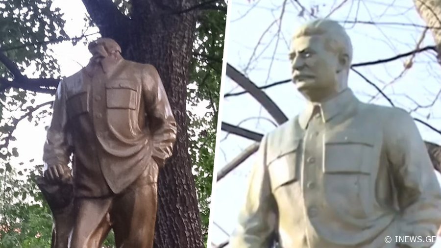 ვარიანში სტალინის ძეგლი დააზიანეს და თავი დაუმტვრიეს