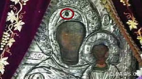 "პისტოლეტი თავში ესროლა ბერძენს, თუმცა ტყვია ხატმა აისხლიტა, უკან გააბრუნა...“ - სასწაული, რომელიც „დინიუსის” ხატს უკავშირდება