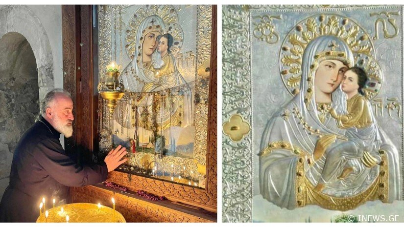 "ერთხელ, როცა ჩემთვის, ღვთისმშობლის დაუჯდომელ ლოცვას ვკითხულობდი, უცებ..." - რას იხსენებს "სალხინოს ღვთისმშობლის" ხატზე დეკანოზი სერაფიმე დანელია