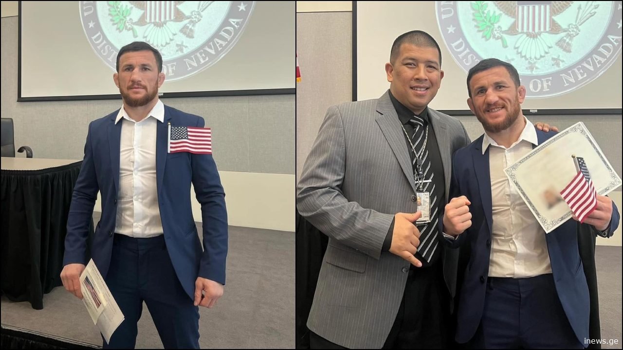 მერაბ დვალიშვილი: "დღეს ოფიციალურად მომანიჭეს ამერიკის მოქალაქეობა"