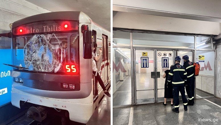 მეტრო ვაჟა-ფშაველა - მატარებლის სავალ ნაწილზე მგზავრი გადავარდა - რა ხდება ადგილზე