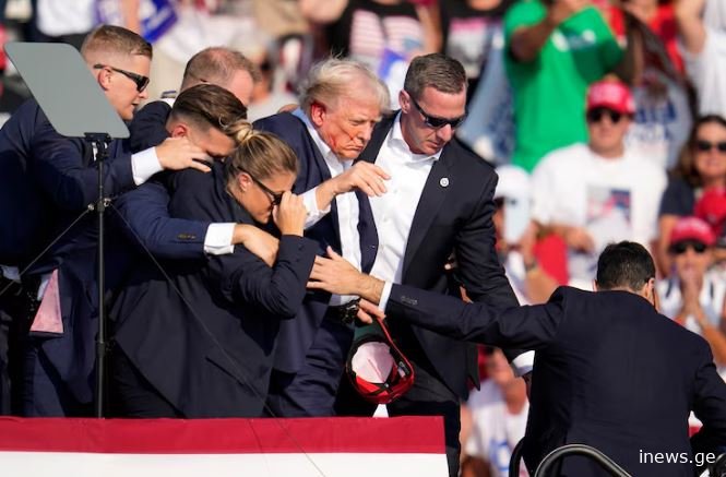 ყურში დაჭრილი დონალდ ტრამპი თავდასხმასთან დაკავშირებით პირველ კომენტარს აკეთებს