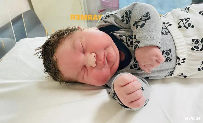 ბათუმში გოლიათი ბიჭუნა დაიბადა