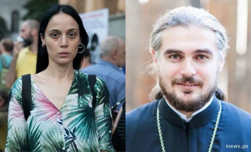 ნანკა კალატოზიშვილი მამა შალვა კეკელიას მიმართავს
