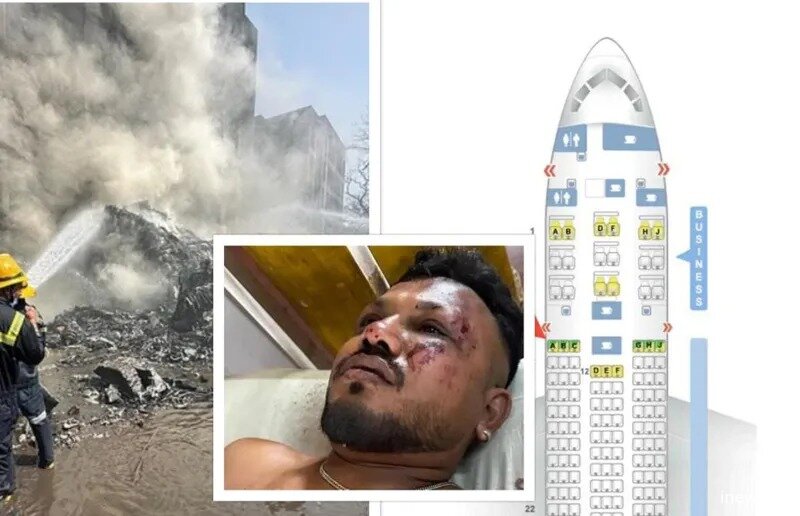 როცა გონს მოვეგე, გარშემო მხოლოდ ცხედრებს ვხედავდი" - რას ჰყვება ინდოეთის ავიაკატასტროფას გადარჩენილი ერთადერთი მგზავრი? ცნობილია ადგილი თვითმფრინავში, სადაც ის იჯდა