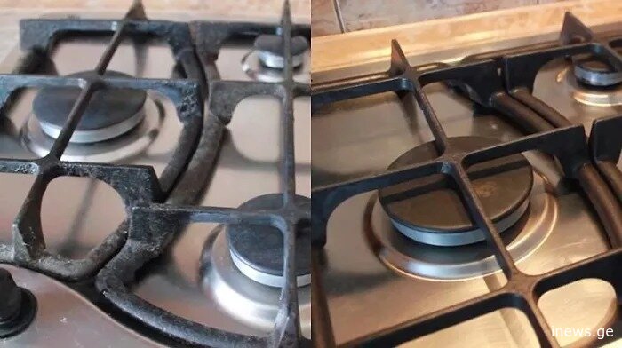 როგორ გავწმინდოთ გაზქურის ცხაური იოლად - პროცედურა, რომლის შემდეგაც ის ახალს დაემსგავსება