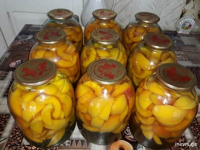 უგემრიელესი ატმის კომპოტი ზამთრისთვის - საიდუმლო რეცეპტი